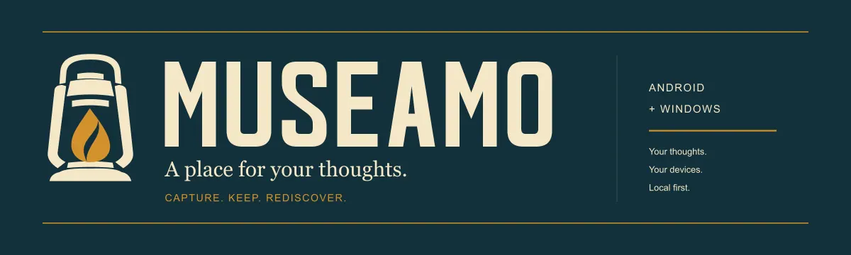 Museamo — a place for your thoughts