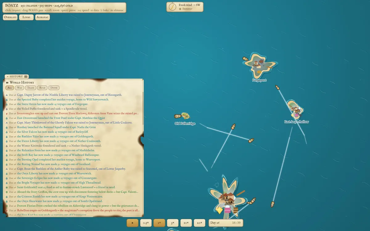 The world history browser reading from the durable chronicle